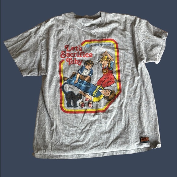 Koszulka Steven Rhodes Lets Sacrifice Toby | Nowości Mężczyźni  Koszulki  Krótki Rękaw | Sklep Rockowy